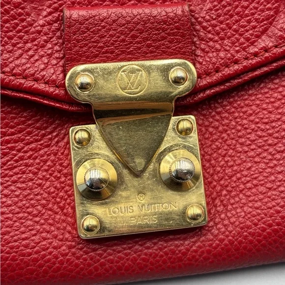 Louis Vuitton red empreinte Saint Germaine crossbody - Picture 3 of 13
